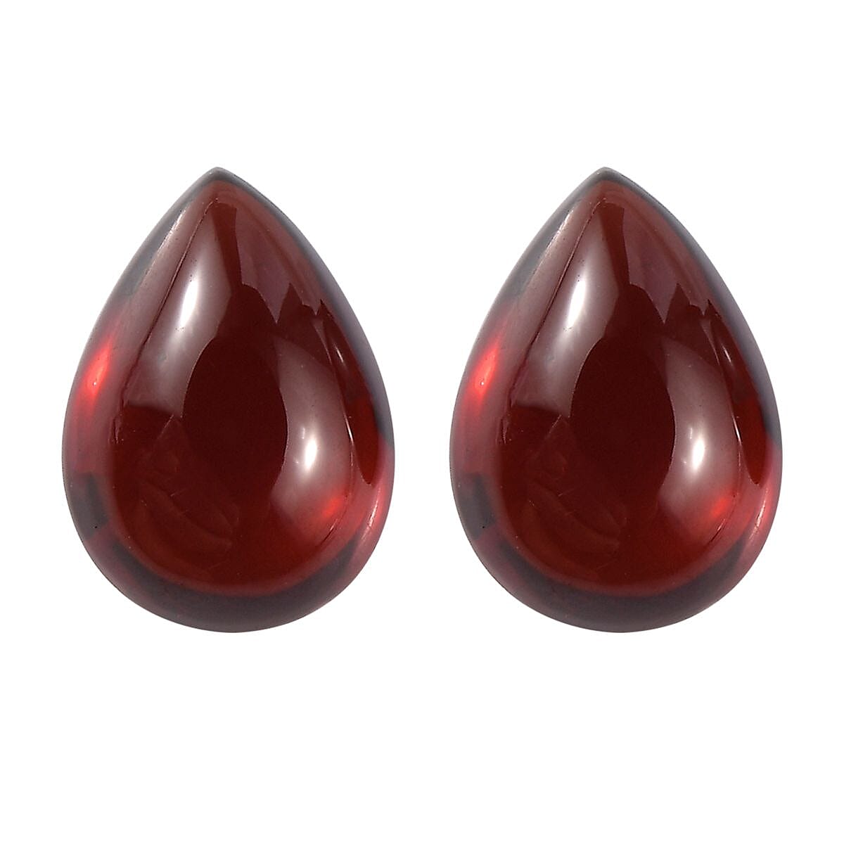 AA Set of 2 Mozambique Garnet (Pear 7x5 mm) 1.63 ctw Loose Gemstone