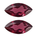 Orissa Rhodolite Garnet Set Of 2 (Mrq 6x3 mm) 0.53 ctw Loose Gemstone - Sticky add to cart bar