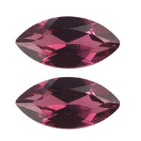 Orissa Rhodolite Garnet Set Of 2 (Mrq 8x4 mm) 1.19 ctw Loose Gemstone