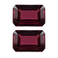 AAA Orissa Rhodolite Garnet Set Of 2 (Oct 6x4 mm) 1.10 ctw Loose Gemstone - Sticky add to cart bar