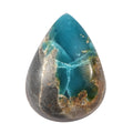 Sierra Nevada Turquoise (Pear 8x6 mm) 0.90 ctw Loose Gemstone - Sticky add to cart bar