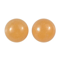 Yellow Aventurine Set of 2 (Rnd 8 mm) 4.92 ctw Loose Gemstone