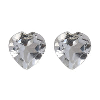 White Topaz Set of 2 (Heart 5 mm) 1.06 ctw Loose Gemstone