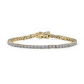 Luxuriant Lab Grown Diamond (SI) Bracelet in 18K Vermeil YG Over Sterling Silver (6.50 In) 3.75 ctw - Sticky add to cart bar
