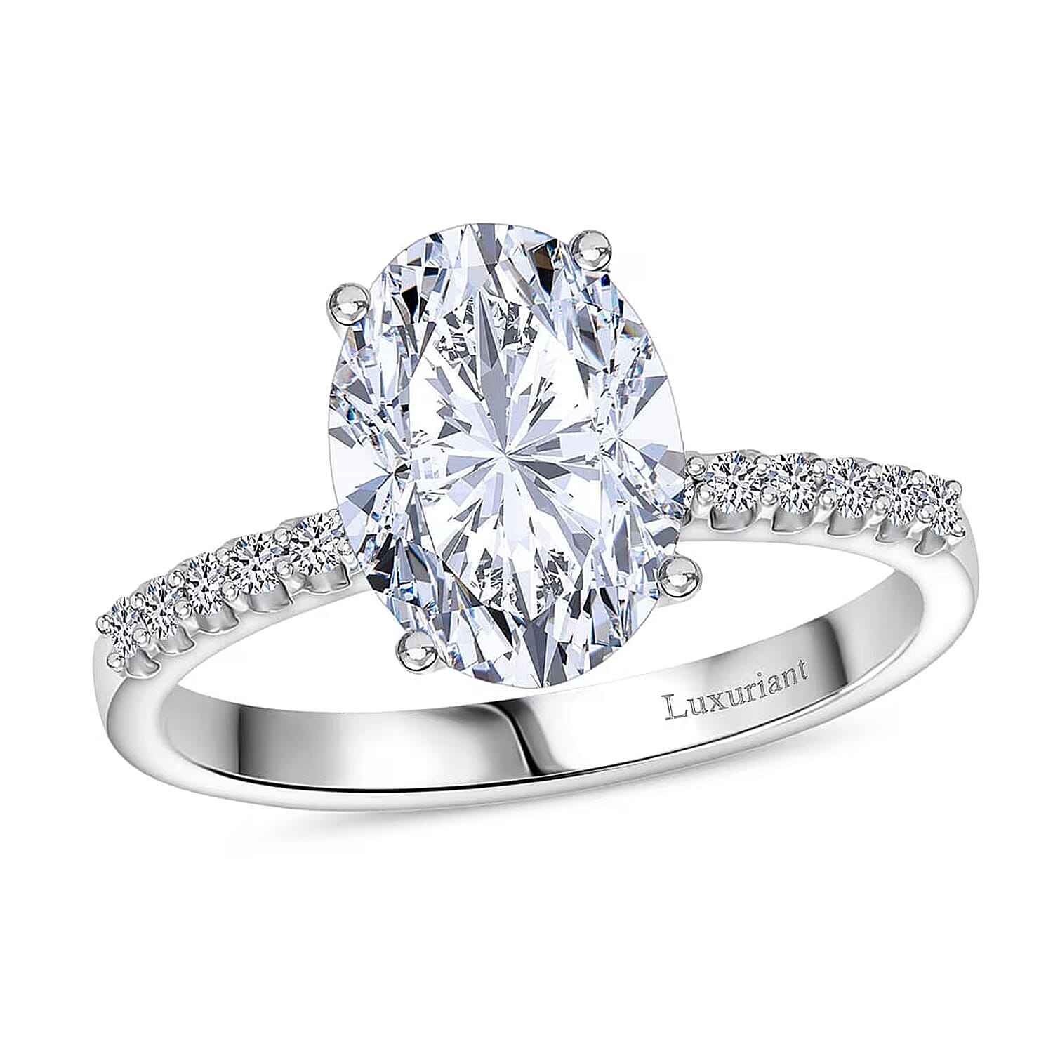 IGI Certified Luxuriant Lab Grown Diamond EF VS 3.00 ctw Ring in 950 Platinum