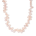 Pink Freshwater Pearl Necklace in 18K Vermeil Rose Gold Over Sterling Silver - Sticky add to cart bar