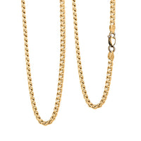 4mm Miami Cuban Chain Necklace in 10K Yellow Gold 10.3 Grams 20 Inches