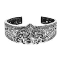 D'Joy Bali Legacy Sterling Silver Pixiu Bangle Bracelet (7.25 In) (32.35 g) - Sticky add to cart bar