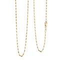 1.55mm Razo Chain Necklace in 14K Yellow Gold 7 Grams 22 Inches - Sticky add to cart bar