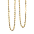 3.5mm Rope Chain Necklace in 14K Yellow Gold 8.60 Grams 26 Inches - Sticky add to cart bar