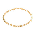 3.5mm Cuban Chain Bracelet in 14K Yellow Gold (7.00 In) 1.65 Grams - Sticky add to cart bar