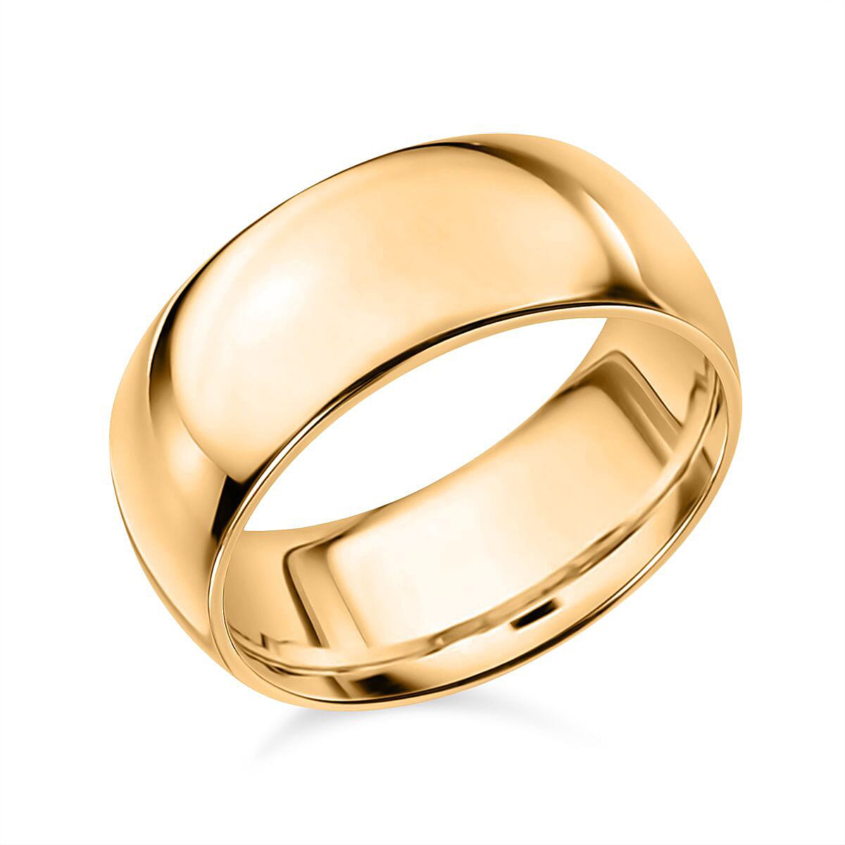 10K Yellow Gold 7mm Wedding Band Ring (Size 8.0) (5.84 g)