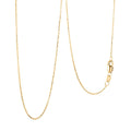 0.25mm Cable Chain Necklace IN 18K Yellow Gold 18 Inches 1.7 Grams - Sticky add to cart bar