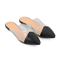 Nicole Miller Nude Rhinestone Mule 6
