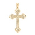Made in America 10K Yellow Gold Cross Pendant 1.50 Grams - Sticky add to cart bar