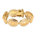 18K Vermeil Yellow Gold Over Sterling Silver Bracelet (6.50 In) 18.40 Grams - Sticky add to cart bar