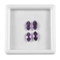 African Amethyst Set of 4 (Mrq 8x4 mm) 1.73 ctw Loose Gemstone - Sticky add to cart bar