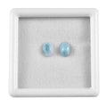 AAA Larimar Set of 2 (Ovl 7x5 mm) 1.70 ctw Loose Gemstone - Sticky add to cart bar