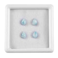 AA Larimar Set of 4 (Pear 6x4 mm) 1.95 ctw Loose Gemstone - Sticky add to cart bar
