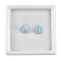 Larimar Set of 2 (Pear 7x5 mm) 1.44 ctw Loose Gemstone - Sticky add to cart bar