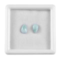 Larimar Set of 2 (Pear 8x5 mm) 1.72 ctw Loose Gemstone - Sticky add to cart bar