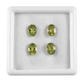 Peridot Set of 4 (Ovl 7x5 mm) 2.77 ctw Loose Gemstone - Sticky add to cart bar