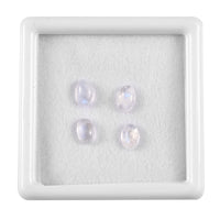 AA Rainbow Moonstone Set of 4 (Ovl 6x4 mm) 1.73 ctw Loose Gemstone