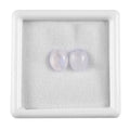 Rainbow Moonstone Set of 2 (Ovl 9x7 mm) 3.57 ctw Loose Gemstone - Sticky add to cart bar