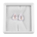 AA Rainbow Moonstone Set of 2 (Ovl 9x6 mm) 2.04 ctw Loose Gemstone - Sticky add to cart bar