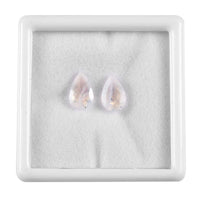 AA Rainbow Moonstone Set of 2 (Ovl 9x6 mm) 2.04 ctw Loose Gemstone