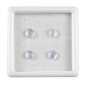 AA Rainbow Moonstone Set of 4 (Rnd 5 mm) 1.99 ctw Loose Gemstone - Sticky add to cart bar