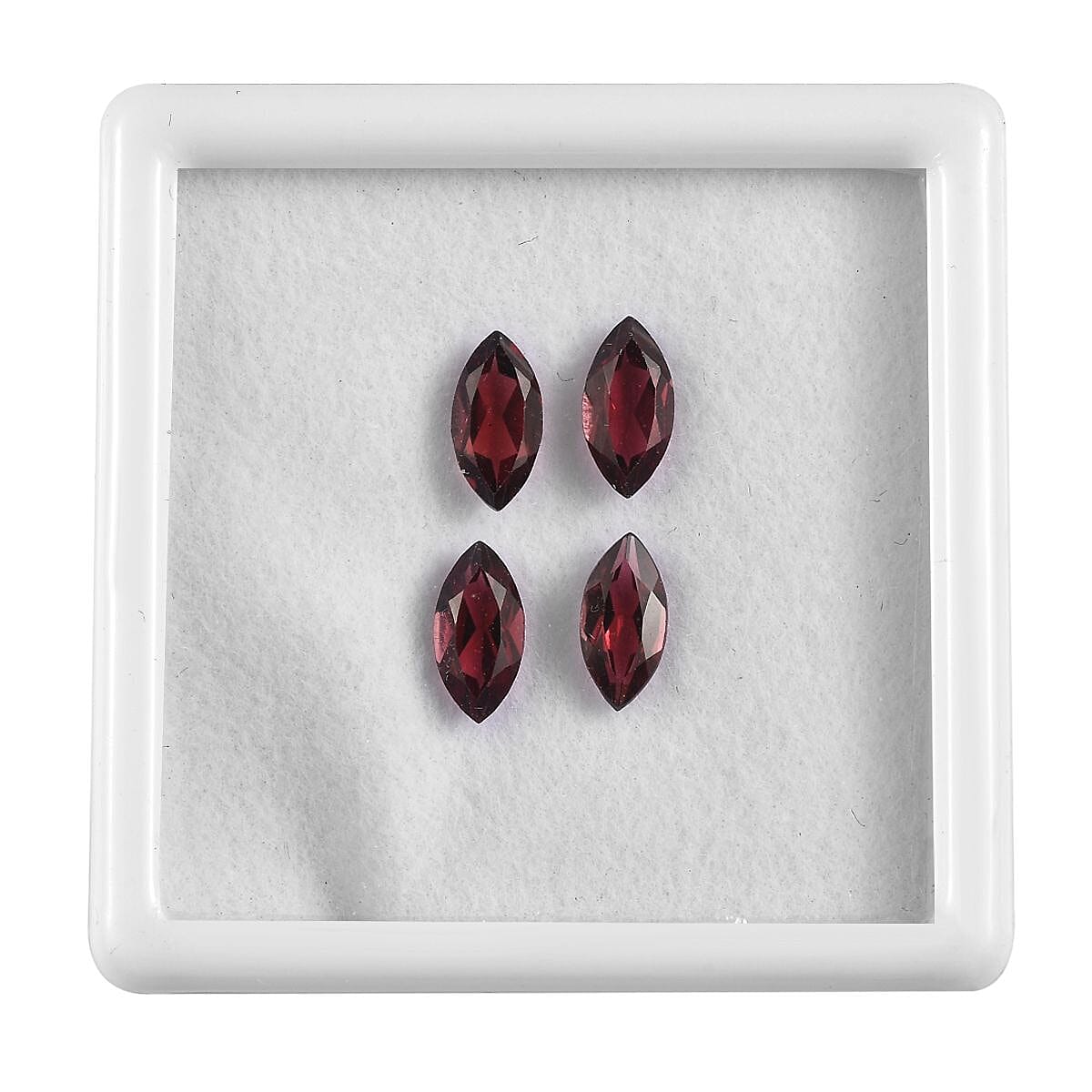Mozambique Garnet Set of 4 (Mrq 8x4 mm) 2.54 ctw Loose Gemstone