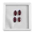 Mozambique Garnet Set of 4 (Mrq 8x4 mm) 2.54 ctw Loose Gemstone - Sticky add to cart bar