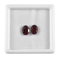 Mozambique Garnet Set of 2 (Ovl 8x6 mm) 2.43 ctw Loose Gemstone - Sticky add to cart bar