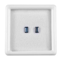 London Blue Topaz Set of 2 (Oct 5x3 mm) 0.59 ctw Loose Gemstone