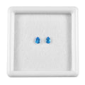 Malgache Neon Apatite Set of 2 (Pear 4x3 mm) 0.27 ctw Loose Gemstone - Sticky add to cart bar