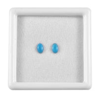 AA Sleeping Beauty Turquoise Set of 2 (Ovl 5x3 mm) 0.35 ctw Loose Gemstone