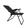 Bliss Reclinable Sling Patio Chair with Pillow -Black - Sticky add to cart bar