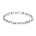 Italian La Bella Sterling Silver Ball Bead Bracelet (7.50 In) (6.05 g) - Sticky add to cart bar
