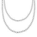 Italian La Bella Sterling Silver Necklace (20 Inches) (14.79 g) - Sticky add to cart bar
