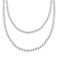 Italian La Bella Sterling Silver Necklace (20 Inches) (14.79 g)
