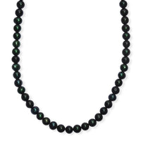 Green Dyed Pearl Endless Necklace 28 Inches