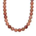 Sunstone 290.00 ctw Beaded Necklace in Platinum Bond 18 Inches - Sticky add to cart bar