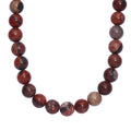 Multi Jasper 300.00 ctw Beaded Necklace in Platinum Bond 18 Inches - Sticky add to cart bar