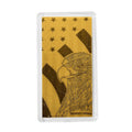 24K Gold Patriotic Golden Eagle Emboss Sheet 55x30mm 100mg - Sticky add to cart bar