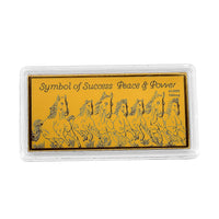 TLV 24K Gold Horses Emboss Sheet 55x30mm 0.10 g