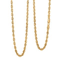 10K Yellow Gold 2.9mm Rope Necklace 24 Inches 3.6 Grams - Sticky add to cart bar