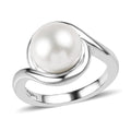 Ever True Freshwater Pearl Solitaire Ring in Stainless Steel (Size 10.0) - Sticky add to cart bar