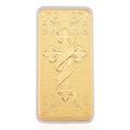 24K Gold Cross of Faith - A Promise of Protection Embossed Sheet (156x76.4mm) 100mg - Sticky add to cart bar