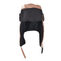 Livmore Black Faux Leather Trapper Hat (12.2"×12.2") - Sticky add to cart bar